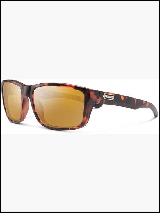 Polarized Sunglasses Rectangular Wayfarer Medium Fit Polycarbonate Lenses Full main image 5